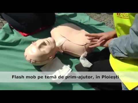 Flash pe temă de prim-ajutor, în Ploiești