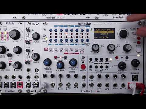 Intellijel Cylonix Rainmaker Eurorack Stereo Rhythmic Delay and