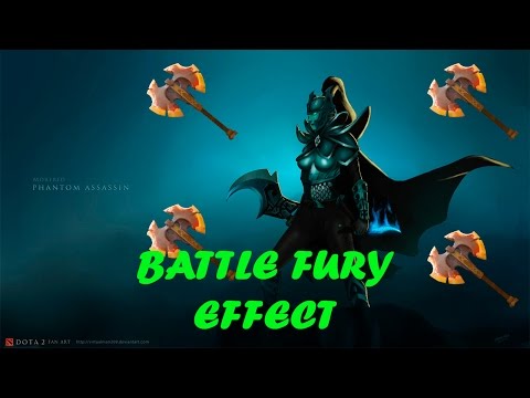 Dota 2: Battle Fury effecct