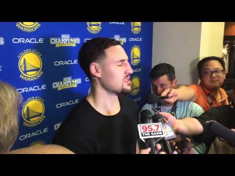 Klay on Harrison Barnes: "He's young...got us a lot of 2nd chance opportunities"