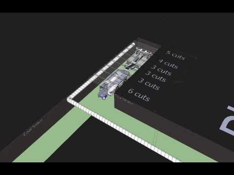 Longwall coal mine gateroad development with "Place Change" method