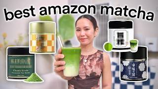 5 BEST MATCHA ON AMAZON 🍵⭐️ good for lattes, affordable, vibrant