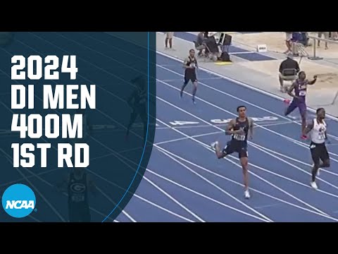 Men's 400m - 2024 NCAA outdoor track and field East First Round (Heat 5)