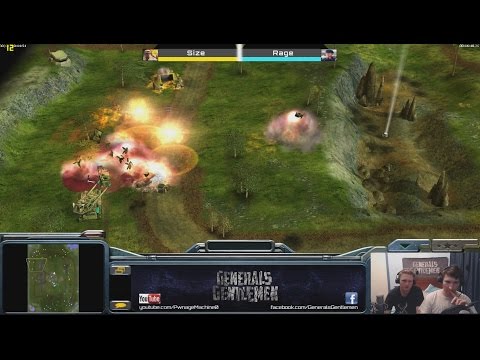 C&C Zero Hour 1v1: Size(Demo) vs Rage(Nuke)
