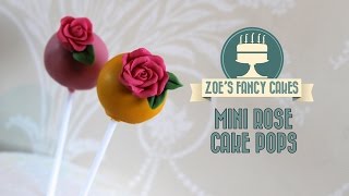 how to make mini rose cake pops flower cake pops tutorial