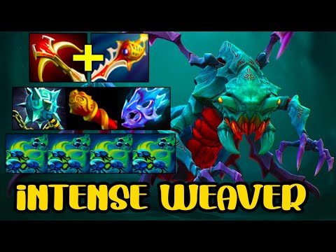 CANCER BUILD [ Weaver ] ULTRA BEYOND SAVAGE - DOTA 2 GAMEPLAY