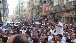preview picture of video 'تظاهرات حاشده للاخوان تجوب شوارع الزقازيق'