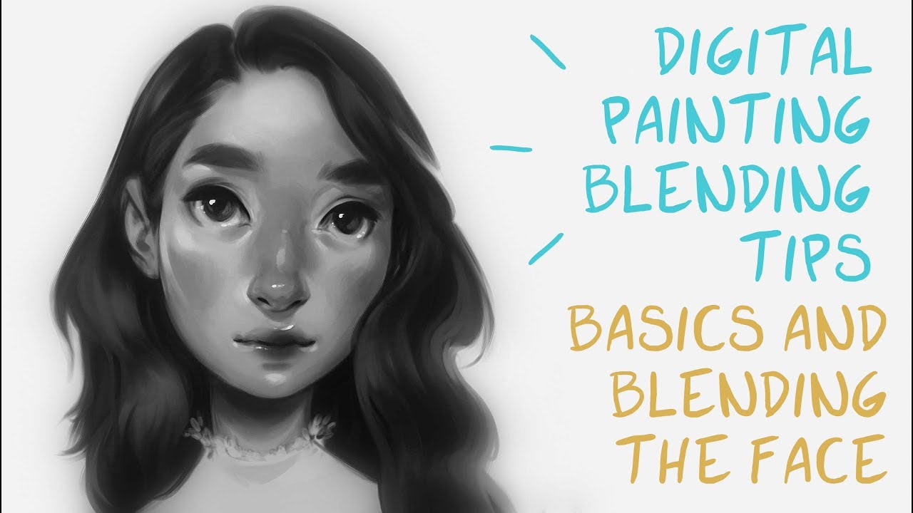 HOW I BLEND DIGITAL PAINTINGS