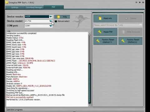 ACER ICONIA 10 B3-A50 FRP REMOVED WITH OCTOPUS / OCTOPLUS BOX