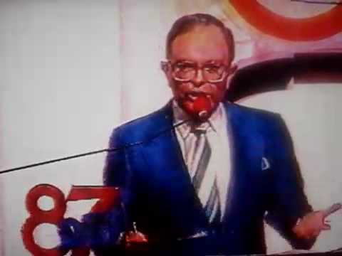 GIBRANN OTI 1987 3ER LUGAR CON ''SIGUE LA VIDA'' PREMIACION