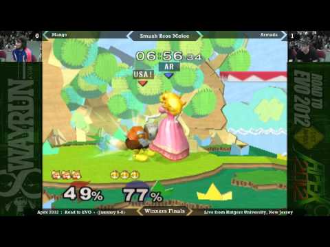 Apex 2012 - SSBM WF - Mango VS Armada