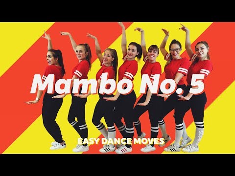 "MAMBO NUMBER 5 - LOU BEGA" - Easy Dance Moves - Dansstudio Sarah Choreography - 90's REMIX