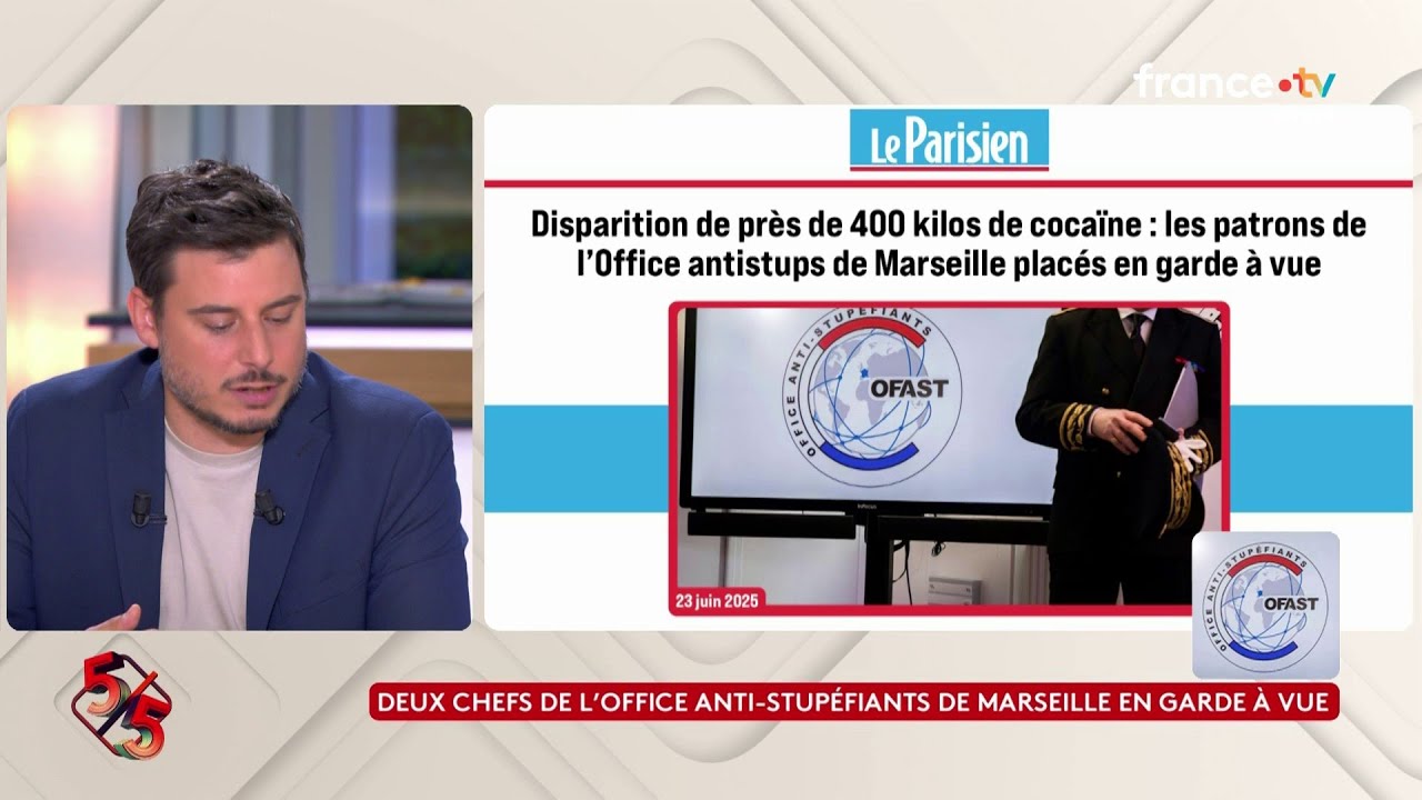 Deux chefs de l’office anti-stupéfiants de Marseille en garde à vue - Le 5/5 de Lorrain Sénéchal