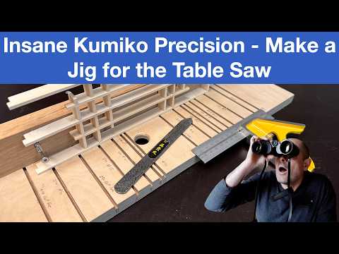 Insanely Precise Lap Joints for Kumiko / Table Saw Jig Build