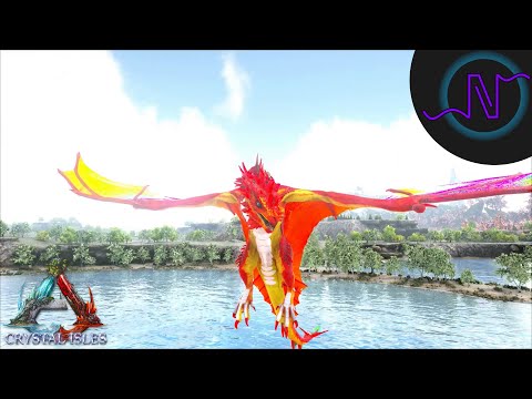 TAMING THE TROPICS! Tropical Crystal Wyvern Taming! - ARK: Survival Evolved - Chronicles E33