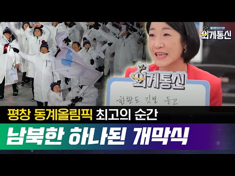 감동적인 '한반도' 깃발! 그 이면엔 정치적 긴장감도..? #외계통신 181221 EP.17