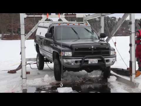 Chetek, WI Truck Recovery From Thin Ice - 3/26/2018