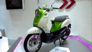 Yamaha Fino scooter at Auto Expo 2012, New Delhi, India