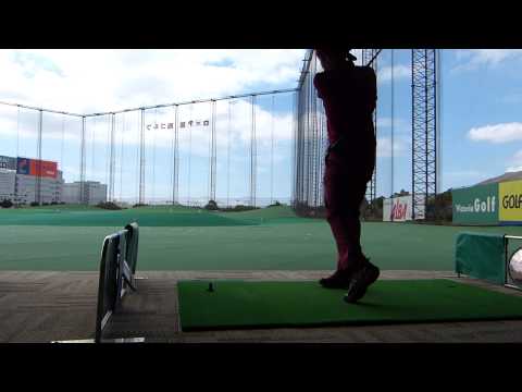 kenkounoken　ゴルフ練習　レフティー　H27 6 201W2後方カメラ