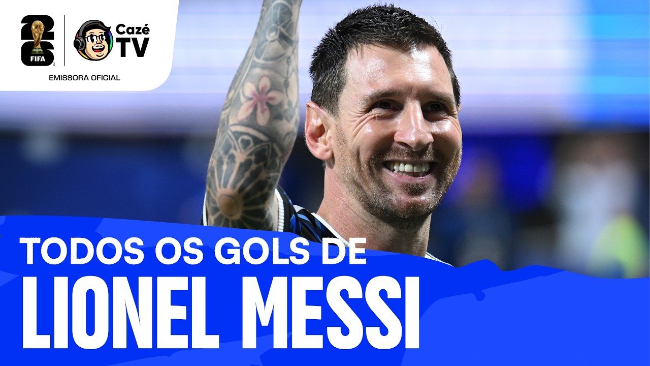 UMA DESPEDIDA DE RESPEITO! VEJA TODOS OS GOLS DE LIONEL MESSI NA COPA DO MUNDO FIFA™ 2026