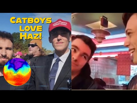 Groyper incel meets his hero Haz at the Michigan MAGA rally