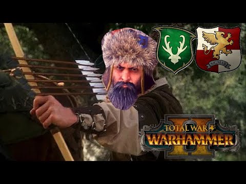 THE ARCHER LORD DUEL | Empire vs Wood Elves - Total War Warhammer 2