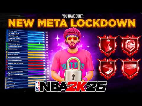 THE TOP 3 META LOCKDOWN BUILDS on NBA 2K26! BEST LOCK BUILDS NBA 2K26