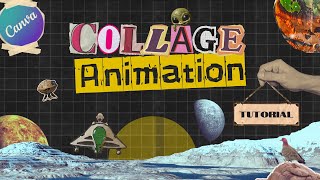 Collage Animation in CANVA | Stop Motion Tutorial