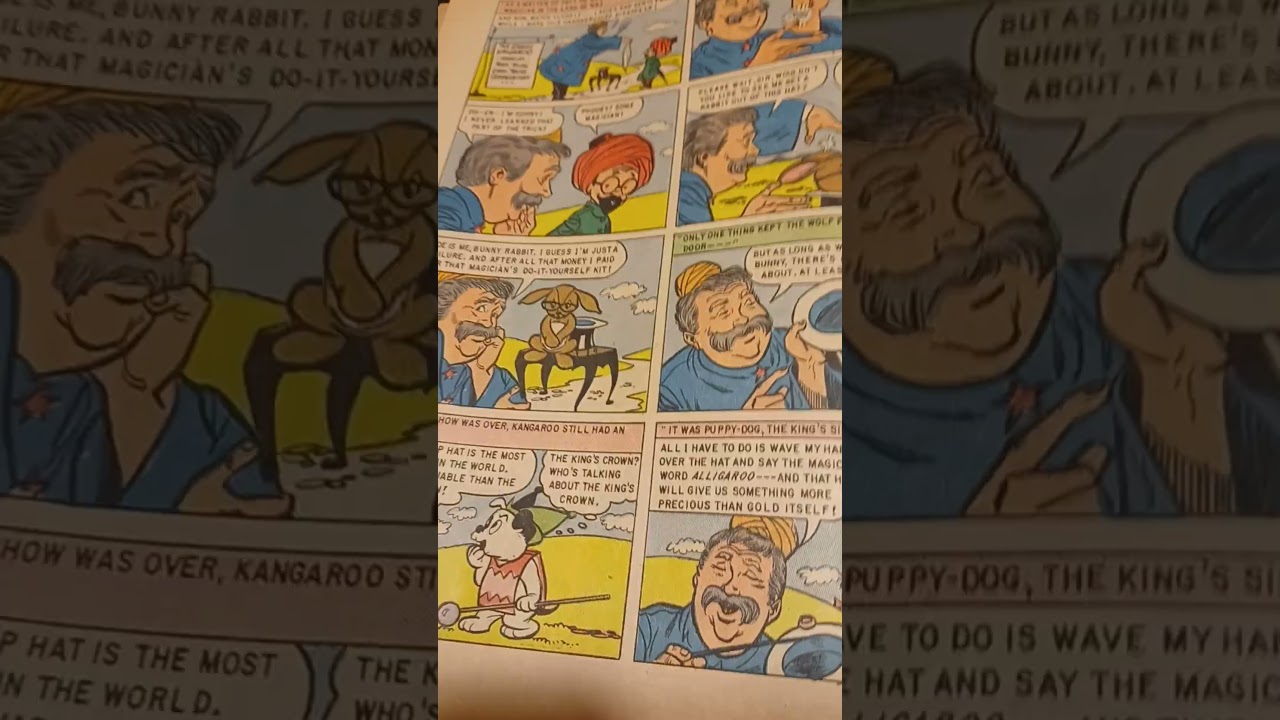 Four Color Comics #721 Dell Comics 1956 1st Comic Book Appearance of Captain Kangaroo! #dell