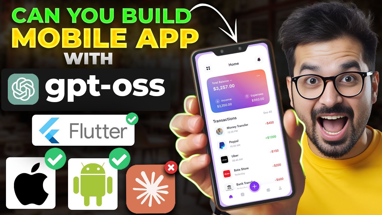Can you Develop a Flutter Mobile APP in cline using GPT-OSS?