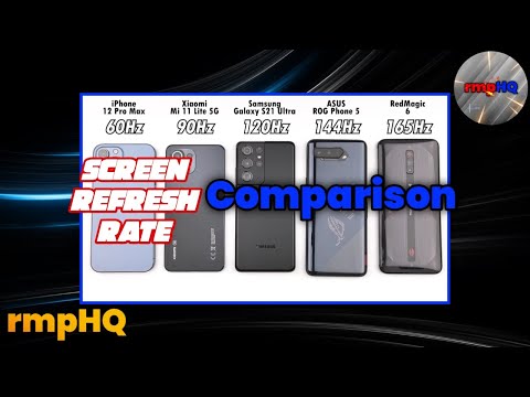 Screen Refresh Rate Comparison ⚡🧐 - 60Hz vs 90Hz vs 120Hz vs 144Hz vs 165Hz [2021 COMPARISON]