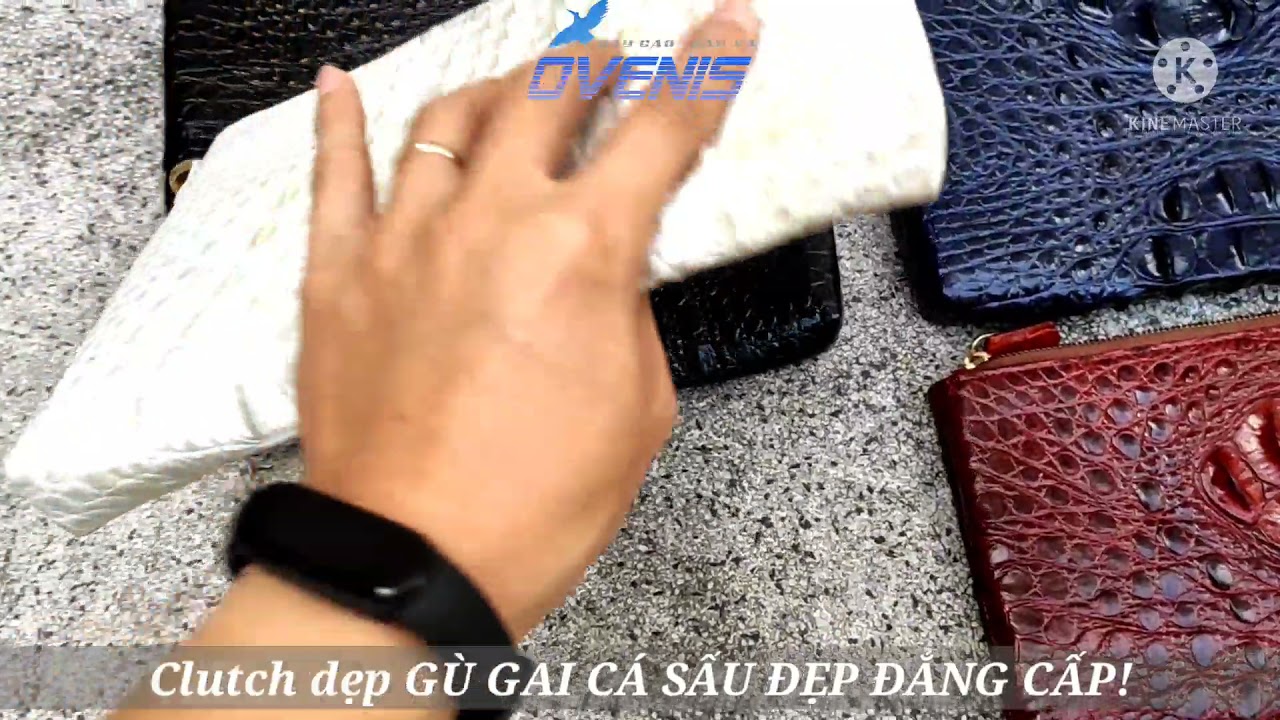 Clutch nam cầm tay [DA CÁ SẤU BẠCH TẠNG HÀNG HIẾM]
