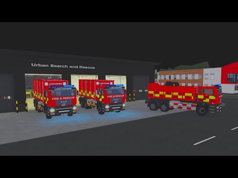 *FULL USAR DEPLOYMENT* Lancashire Fire & Rescue Roblox Urban Search & Rescue Turnout - Lancs Fire