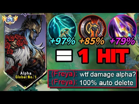 GLOBAL ALPHA NEW PERFECT TRUE DAMAGE BUILD!! UNLIMITED TRUE DAMAGE HACK 🔥🔥🔥(must abuse) - MLBB