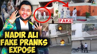 || NADIR ALI FAKE PRANkS WITH PROOF || EXPOSE || Raizi Fun ||