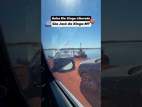 Balsa Rio Xingu Liberada - São José do Xingu-MT
