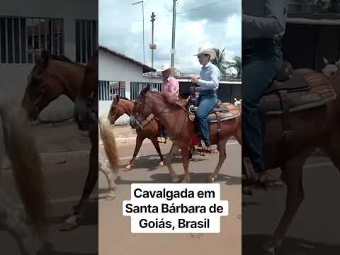#cavalgada realizada na Cidade de Santa Bárbara de Goiás, Estado de Goiás, Brasil.