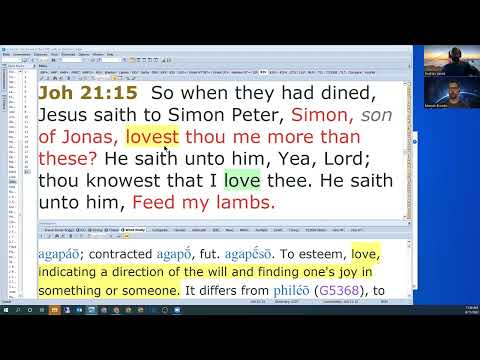 Greek word study Agape/Phileo