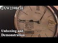Seiko QXW239BLH Unboxing And Demonstration セイコーメロディ時計