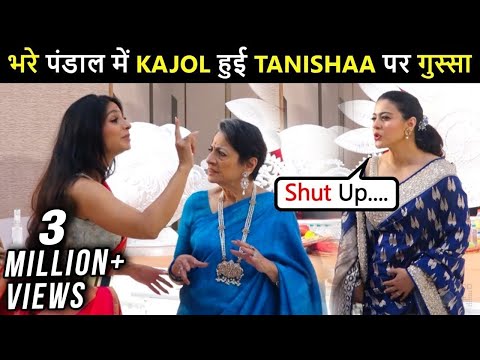 Kajol's UGLY Fight With Sister Tanishaa, Mom Tanuja Comes To The Rescue