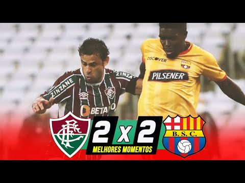 FLUMINENSE 2 X 2 BARCELONA DE GUAYAQUIL | MELHORES MOMENTOS | LIBERTADORES 2021 - 12/08/2021