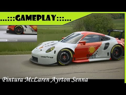 GT Sport - Pintura McLaren Ayrton Senna em Porsche (Nürburgring GP) Modo Sport