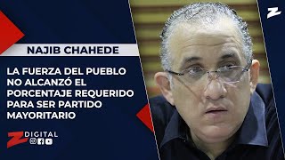Najib Chahede: la Fuerza del Pueblo no alcanzó el porcentaje requerido para ser partido mayoritario