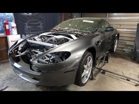 V8 Vantage Pt 4 - DIY Core Support & Bash Bar Pt 1