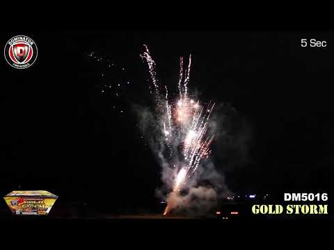 Dominator Fireworks DM5016 Gold Storm 4 1