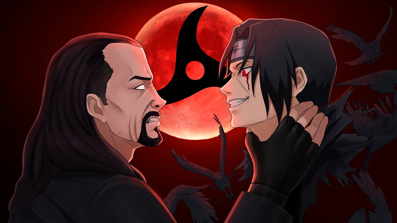 UNDERTAKER VS ITACHI UCHIHA FULL FIGHT ANIMATION (WWE x Naruto)