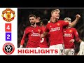 Man United vs Sheffield HIGHLIGHTS (4-2): Maguire, Hojlund & Bruno Fernandes Goals.