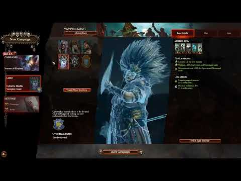 CYLOSTRA DIREFIN Selection Video | Total War Warhammer 3