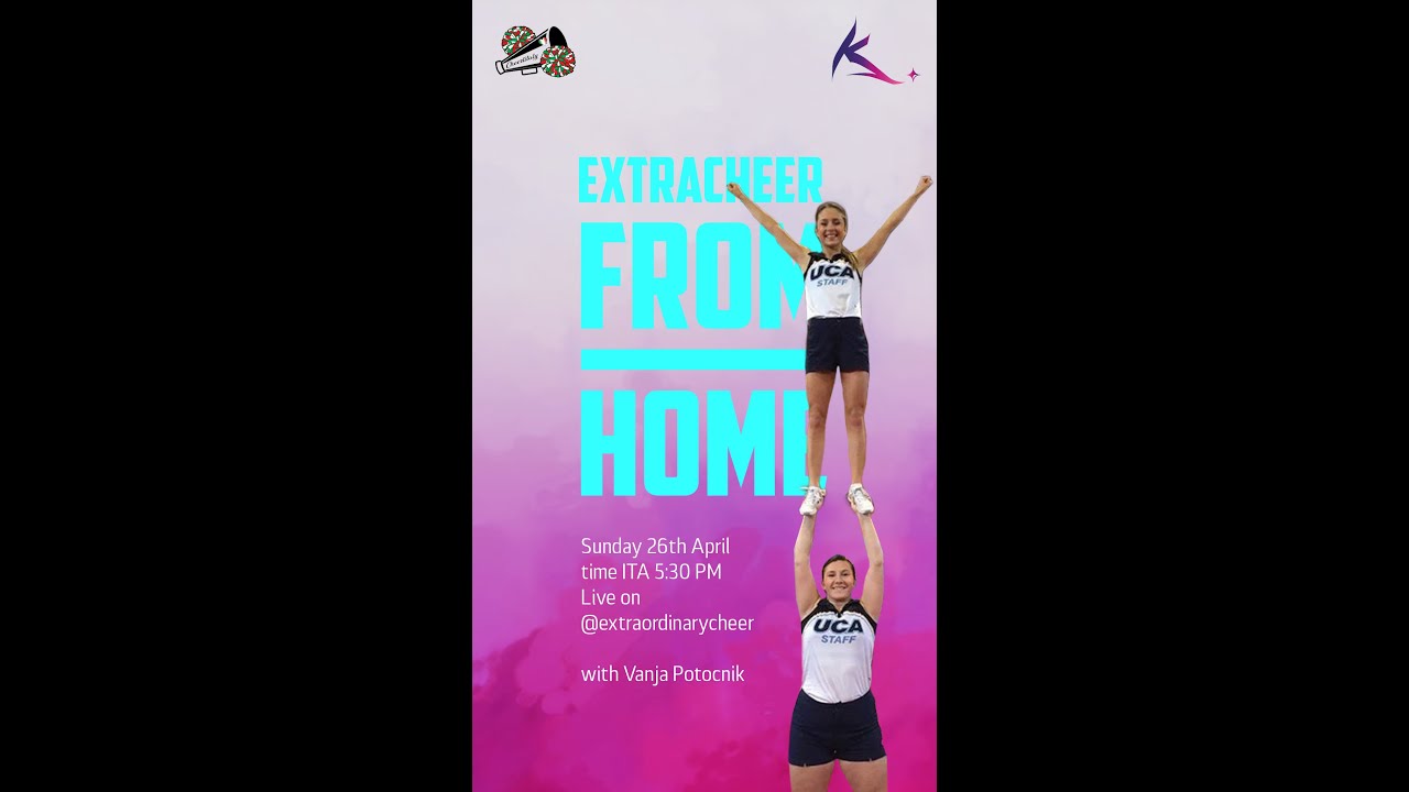🇸🇮 EXTRA CHEER FROM HOME 🇸🇮  Live theory about the cheerleading stunt: REWIND with Vanja Potocnik 🇸🇮