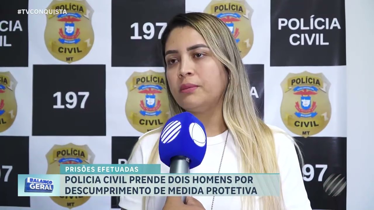 Dois homens são presos por descumprir medida protetiva em Lucas do Rio Verde